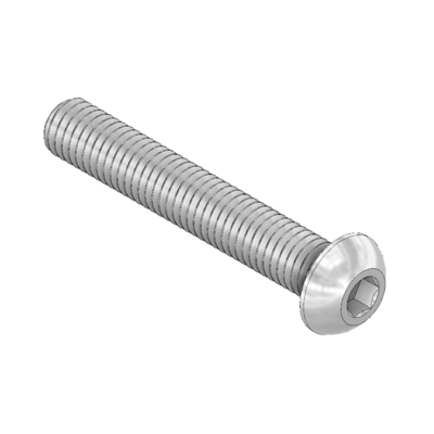 M8X60BHCS-0 MODULAR SOLUTIONS BUTTON HEAD CAP SCREW M8-1.25 X 60MM